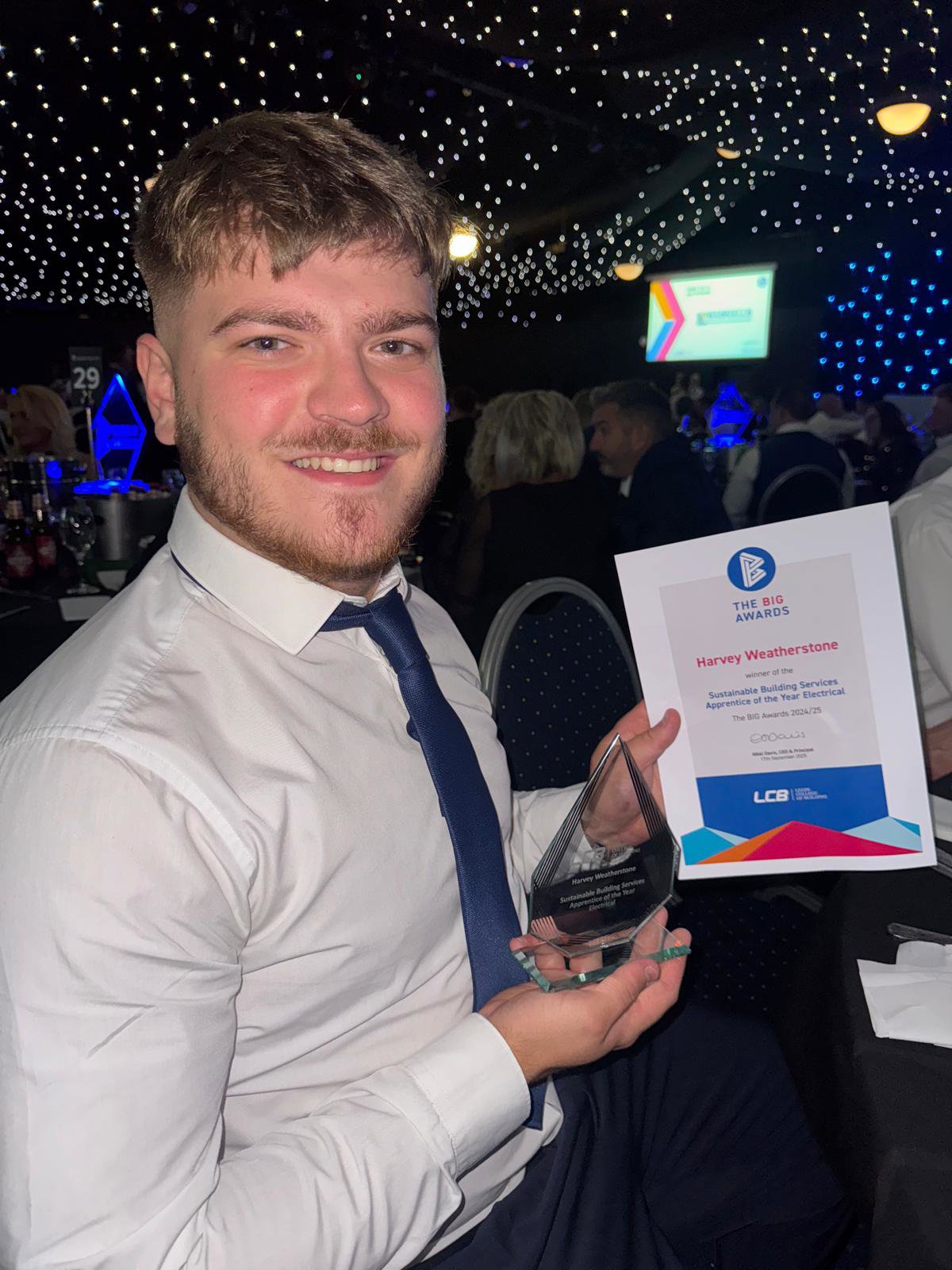 Apprentice - Harvey Weatherstone award